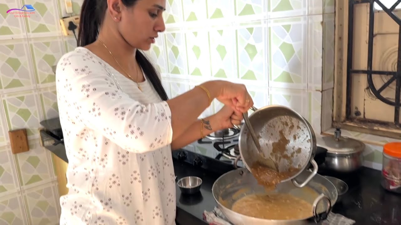 Gujarat ka Winter special sweet adadiya banaya ajj 