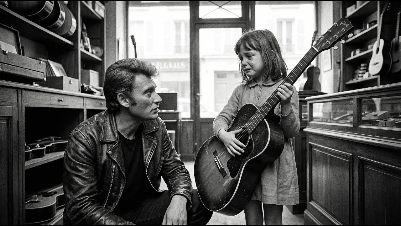 Johnny Hallyday A ARRÊTÉ une fillette de 9 ans qui s’apprêtait à vendre la guitare de son père