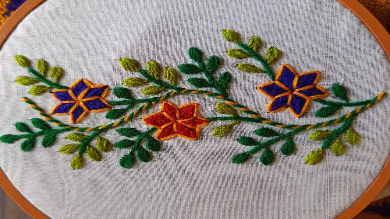 অসাধারণ হ্যান্ড এমব্রয়ডারি ডিজাইন: