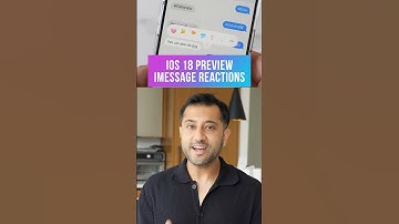 iOS 18 Preview: NEW iMessage Reactions 🔥 #tailormadetech #apple #ios18 #ios18preview #shorts