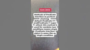 "Chaining Conditions with Predicate Interface in Java: Using 