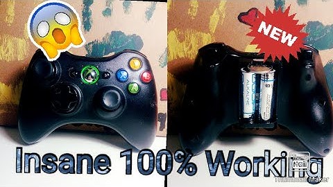 How to use Xbox Controller without battery pack 100℅ Working