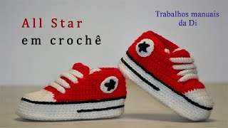 tenis em croche all star