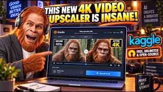 Upscale Any Video to 4K for FREE! (FlashVSR Plus Kaggle Setup)