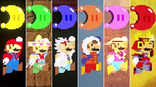 Super Mario Odyssey - All 8-Bit Warp Pipes & Power Moons