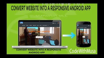 How to Convert a Website into Android App using Android Studio 2020  Convert in 5 minutes