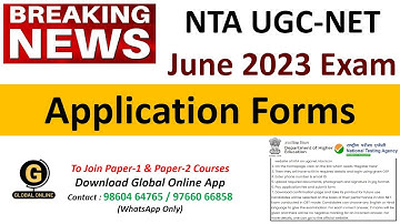 UGC NET June 2023 Application Forms | NTA NET Paper 1 Preparation | UGC NET June 2023 Exam Schedule