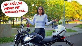 Georgiana testeaza prima ei motocicleta - CUM A FOST SUPER SOCO Tsx