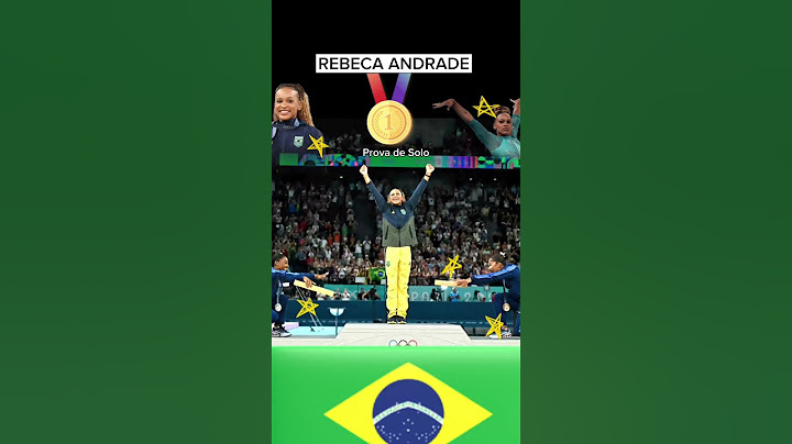Rebeca Andrade é Ouro em Paris 2024 #ginasticaartistica #olimpiadas