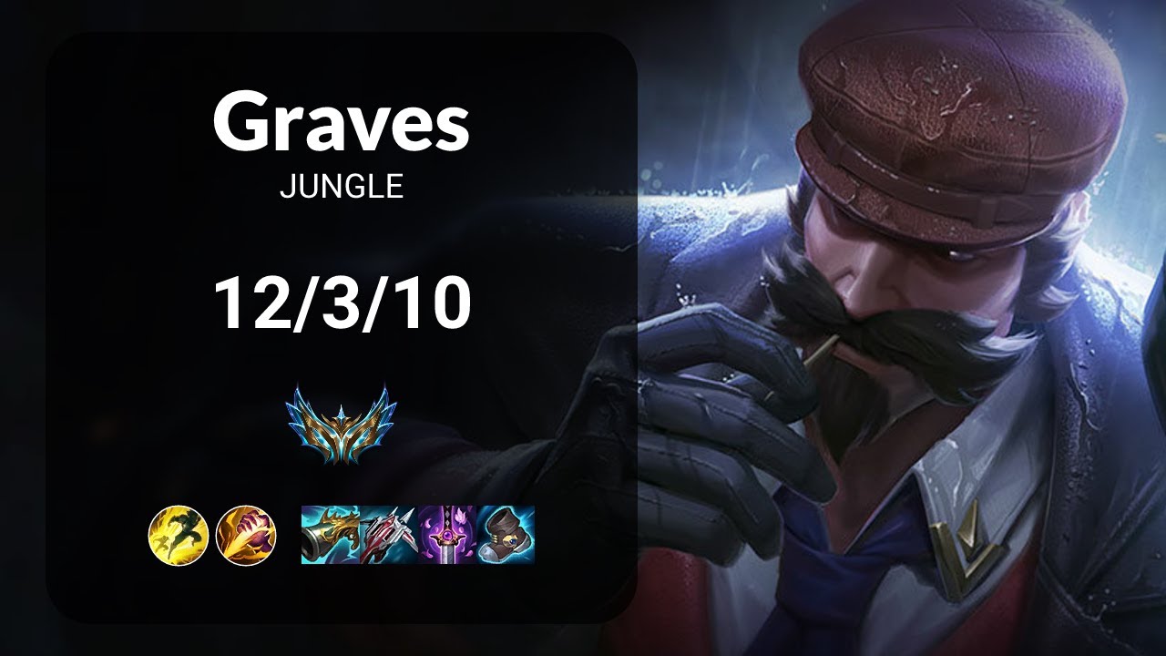 Graves vs Kindred JUNGLE - KR CHALLENGER Patch 14.23