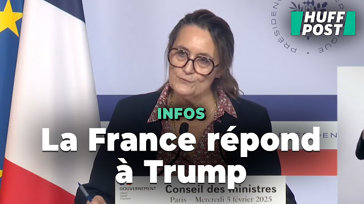 Les propos de Trump sur Gaza sont "probablement dangereux" pour la région, selon le gouvernement