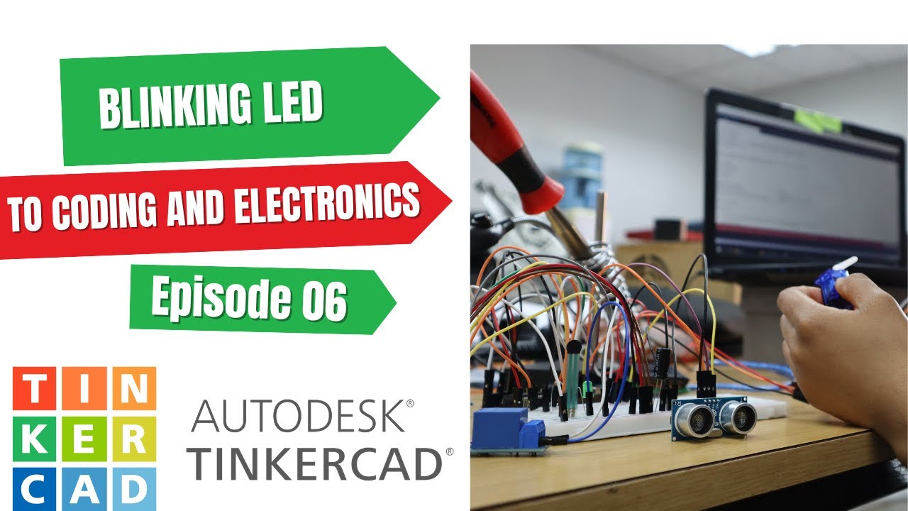 How to use Tinkercad for Arduino Episode 6: Blinking LED - YouTube