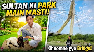 Aaj Sultan Gya First Time Park! 🐐🌳 Sultan Ne bhot Enjoy Kara (Signature Bridge Change hogya)😱