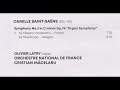 サン＝サーンス　交響曲第3番ハ短調「オルガン付」第2楽章　　マチェラル指揮フランス国立管弦楽団