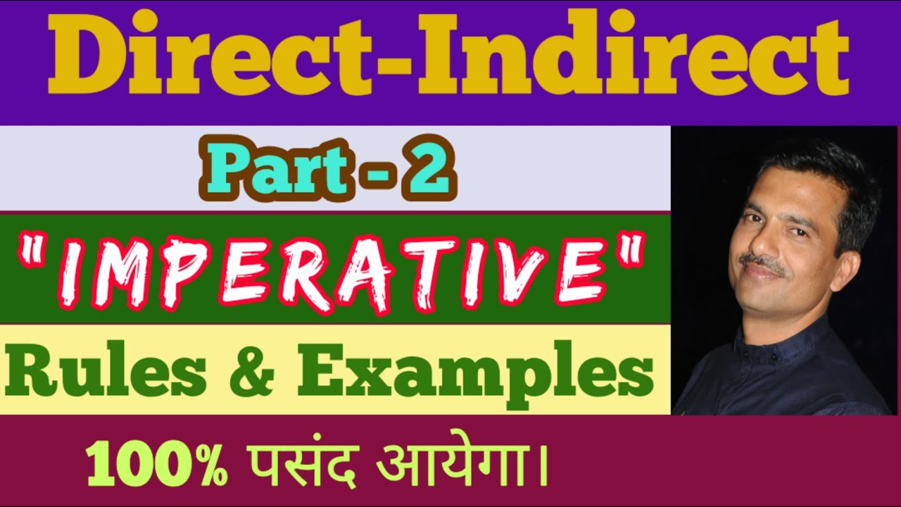 Direct-Indirect (Part 2) : Imperative Sentences (Reported Speech ...