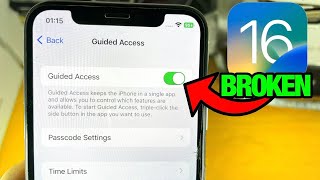 iOS Guided Access is BROKEN! [Triple Click NOT Working]