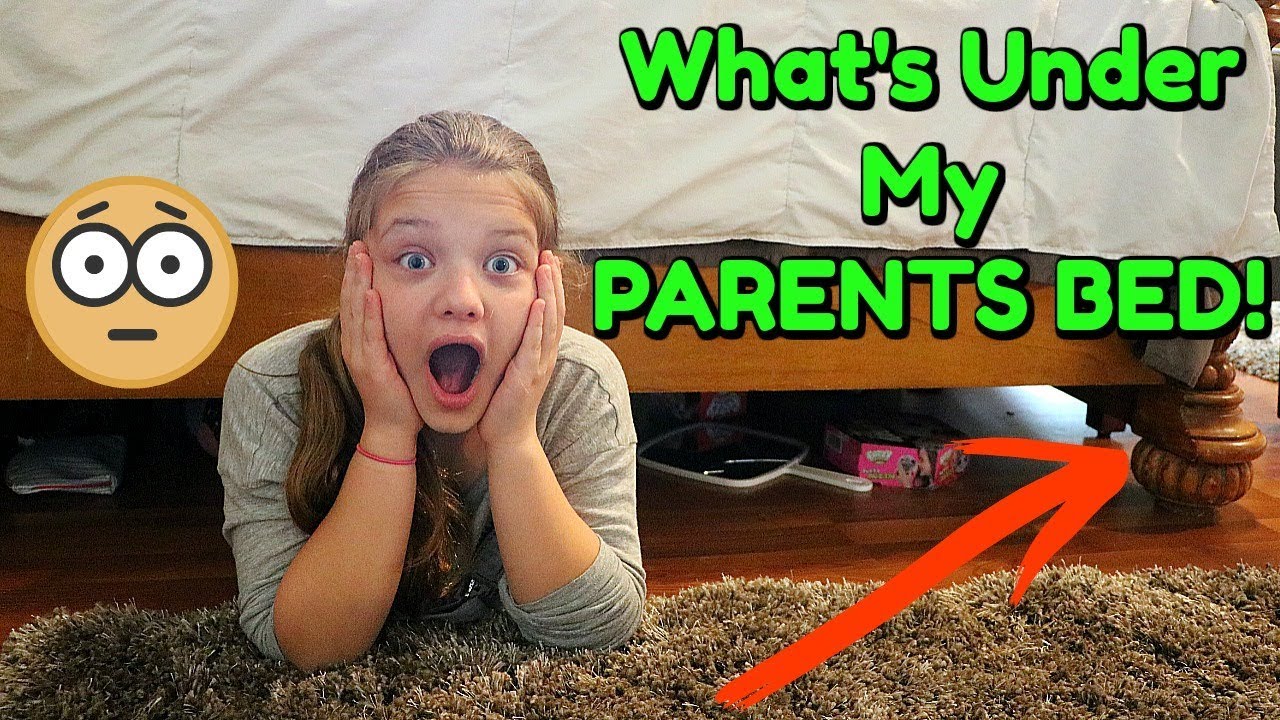 What's Under My PARENTS BED?! What's Under The Bed Challenge YouTube