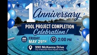 Celebrating One Year of the Mountain Home City Pool | Dedication Anniversary Ceremony