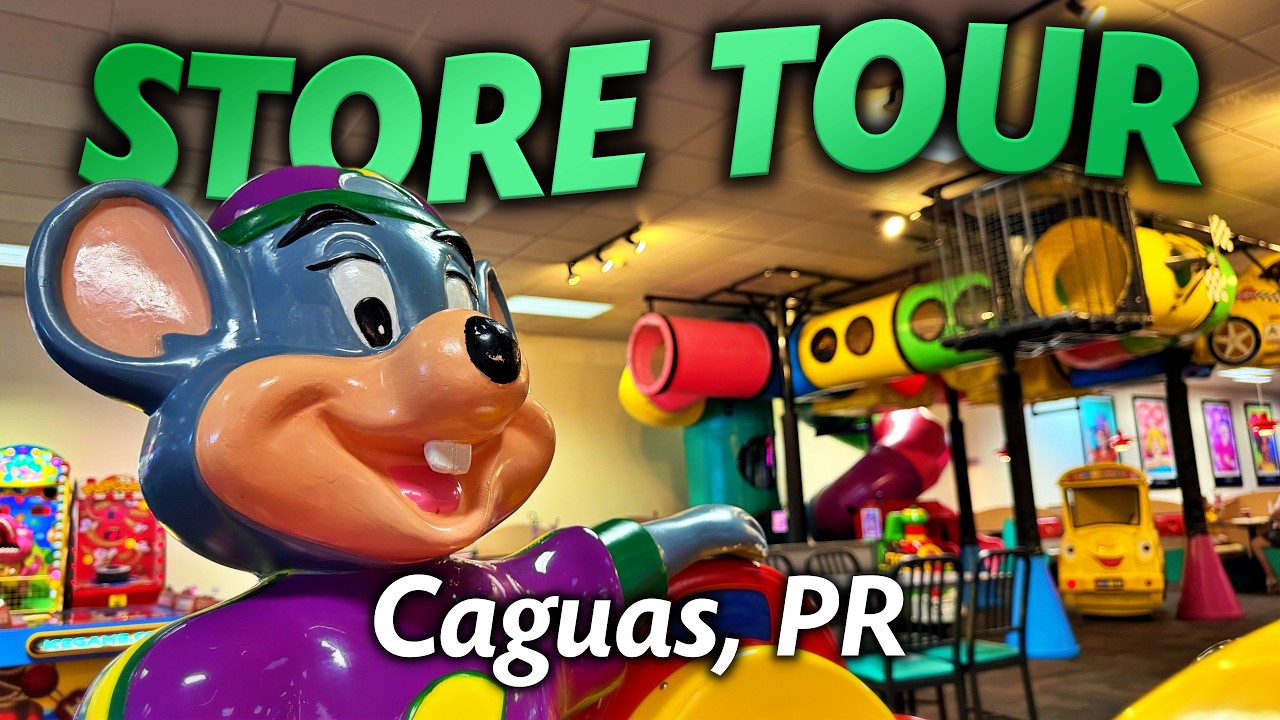 Chuck E. Cheese Skytubes in 2026! - Caguas, Puerto Rico Store Tour