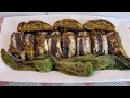 سردينة محشية مع صلصة الطماطم و البيض و الفلفل و البطاطا المقلية اكلة صيفية بنة عالمية