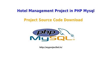 how to make hotel management project in php mysql (php project with source code)