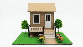 MINIATUR Rumah Dari Bahan KARDUS ❗Part 47 DIY