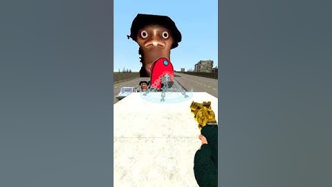 Auughh And Among Us Chasing On Road Nextbots Gmod