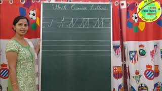 Capital cursive M & N
