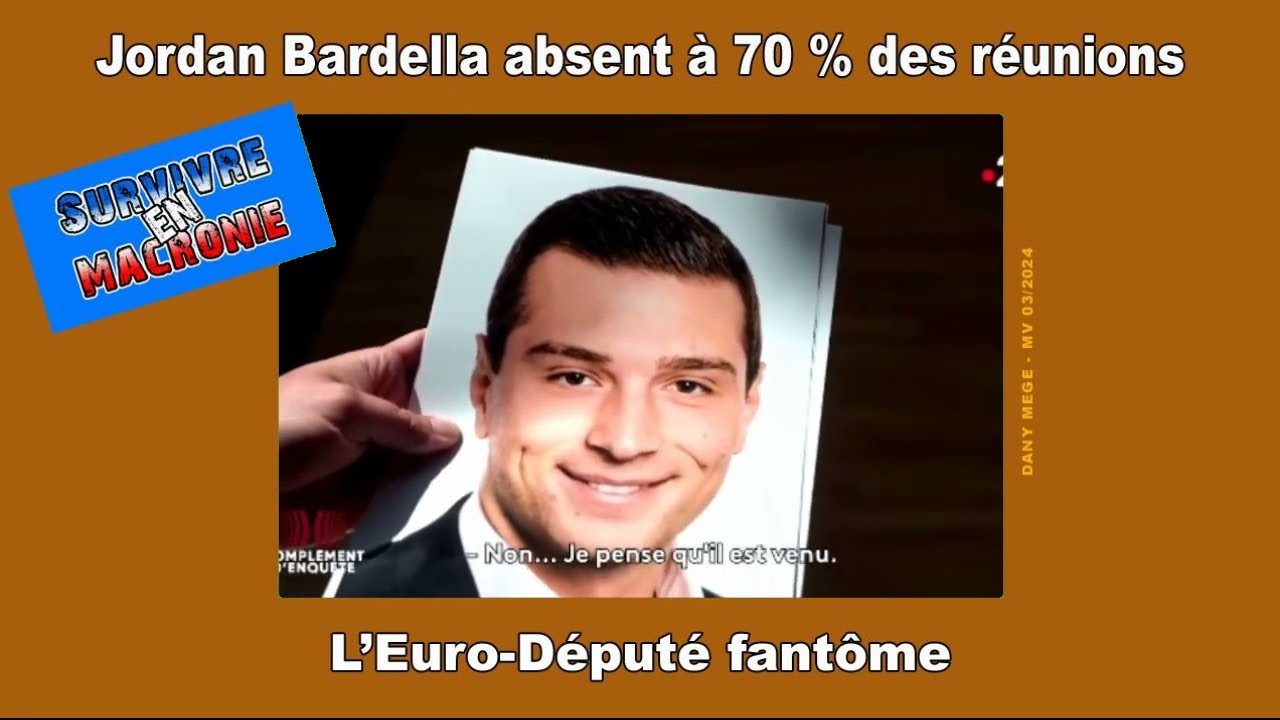 Bardella l'euro-député fantôme ?