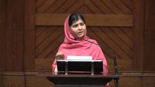 Malala Yousafzai Speaks at Harvard