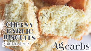 LOW CARB CHEESY GARLIC BISCUITS | 4G of Carbs Per Biscuit