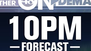 WAFF 10 p.m. Wednesday weather forecast
