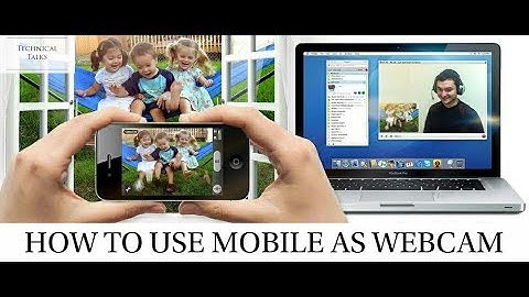 How to use mobile phone camera in PC and Skype