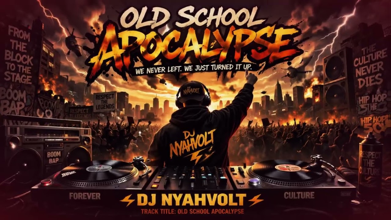 OLD SCHOOL APOCALYPSE ⚡ DJ NyahVolt | Hip-Hop Never Died (Boom Bap x Future Chaos)