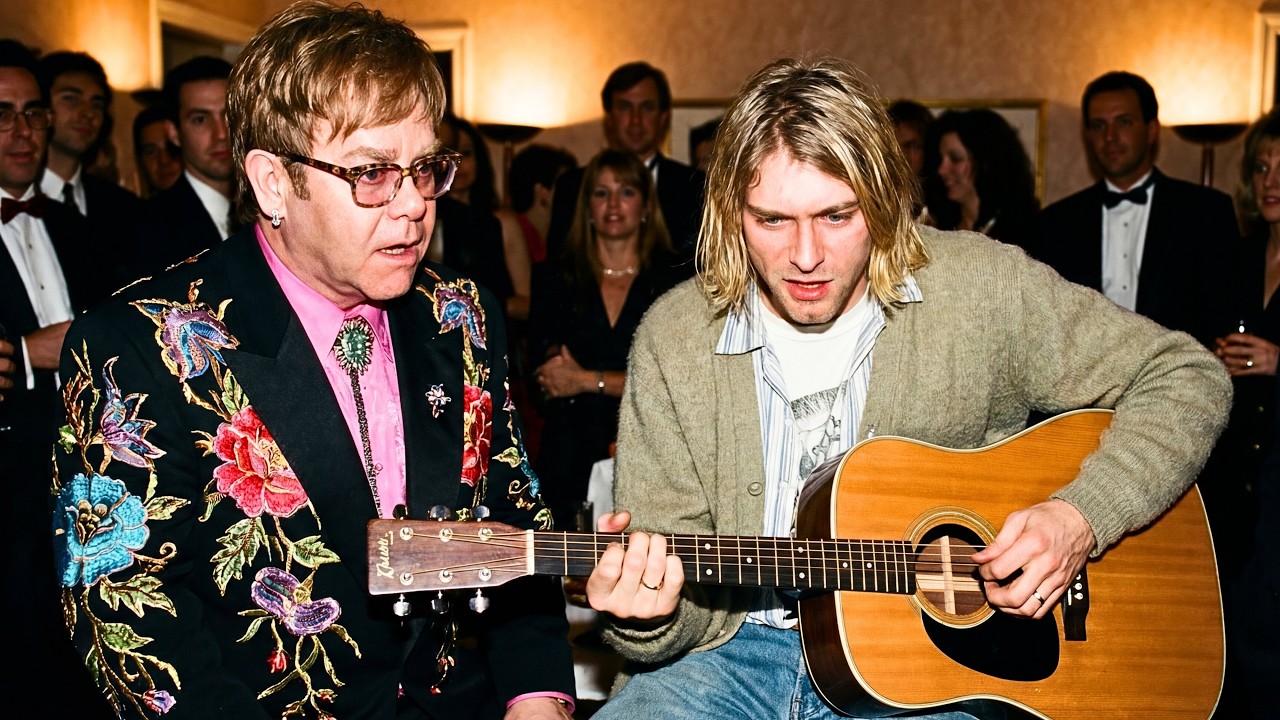 Elton John FLED the Room the Moment Kurt Cobain Picked Up a Guitar — 20 Years of Silence Then THIS