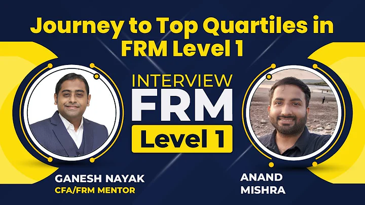 From Public Sector Banker to FRM Level 1: Anand Mishra's Journey | Fintelligents