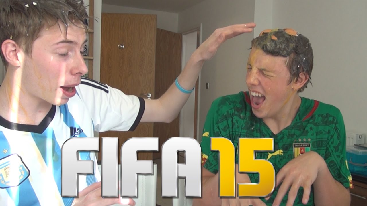 FIFA 15 - EGG SPLAT WAGER!!