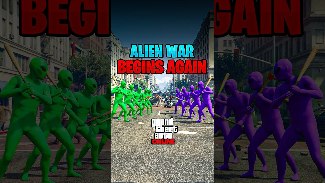 Alien Gang Wars RETURN to GTA Online