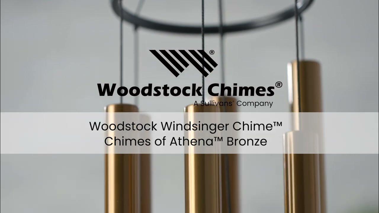Woodstock Windsinger Chime™ Chimes of Athena™ Bronze YouTube