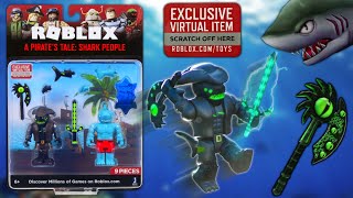 Roblox Shark People Unboxing The Pirate Set Roblox Toys And Collectibles Youtube - roblox pirate toy