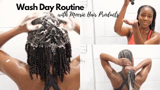 WASH DAY ROUTINE (Ft. Moerie Hair Products) | Natural Hair | Jamila Nia by Jamila Nia 2,342 views 3 years ago 14 minutes, 30 seconds