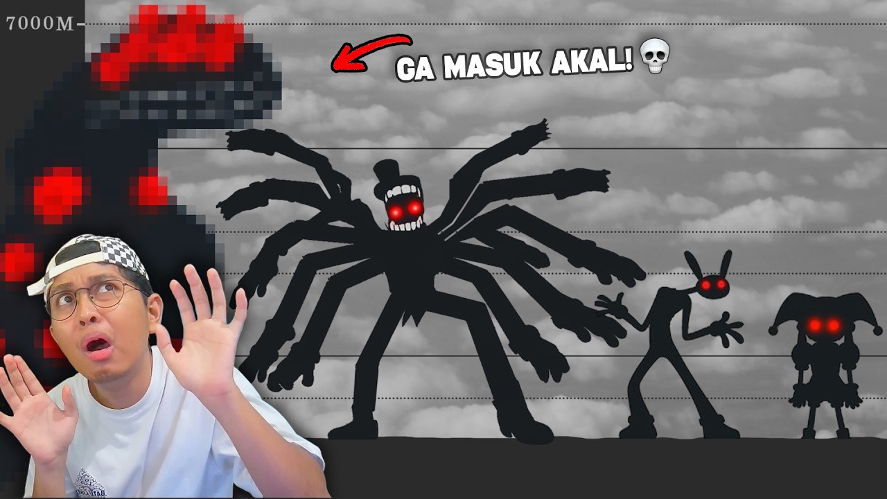 CAINE KALAH! ternyata karakter digital circus ini SUPER TINGGI - react tinggi TADC