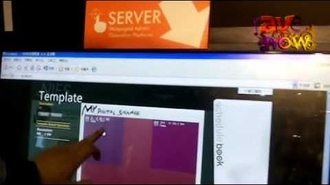 ISE 2012: Goldish Demos Multi-Touch Display