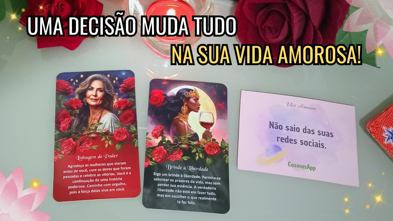 😱💖 DECISÃO! Você vai Ficar DE FRENTE com ESSA PESSOA!