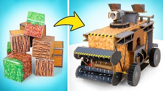 ¡Máquina DIY Minecraft para la destrucción de bloques!