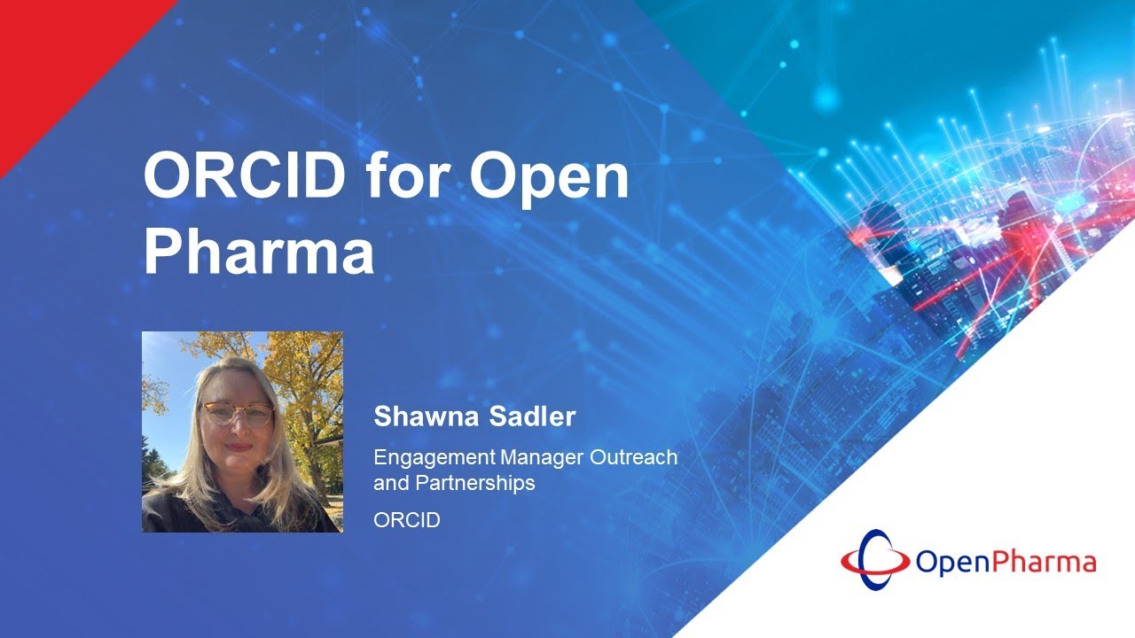 ORCID for Open Pharma | Open Pharma summit 2023