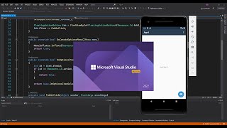 First Android App in Visual Studio 2022 | Visual Studio 2022 Preview screenshot 3