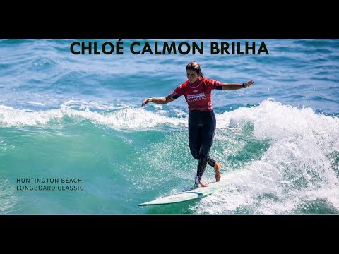 Chloé Calmon shines in the quarterfinals of the Huntington Beach Longboard Classic!