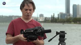 Shooting with the JVC GY HM200  4K handheld camcorder