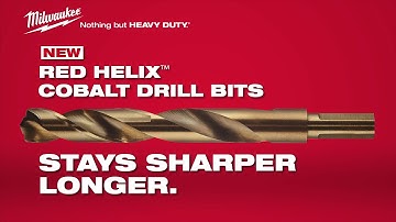 Milwaukee® Cobalt Red Helix™ Drill Bits